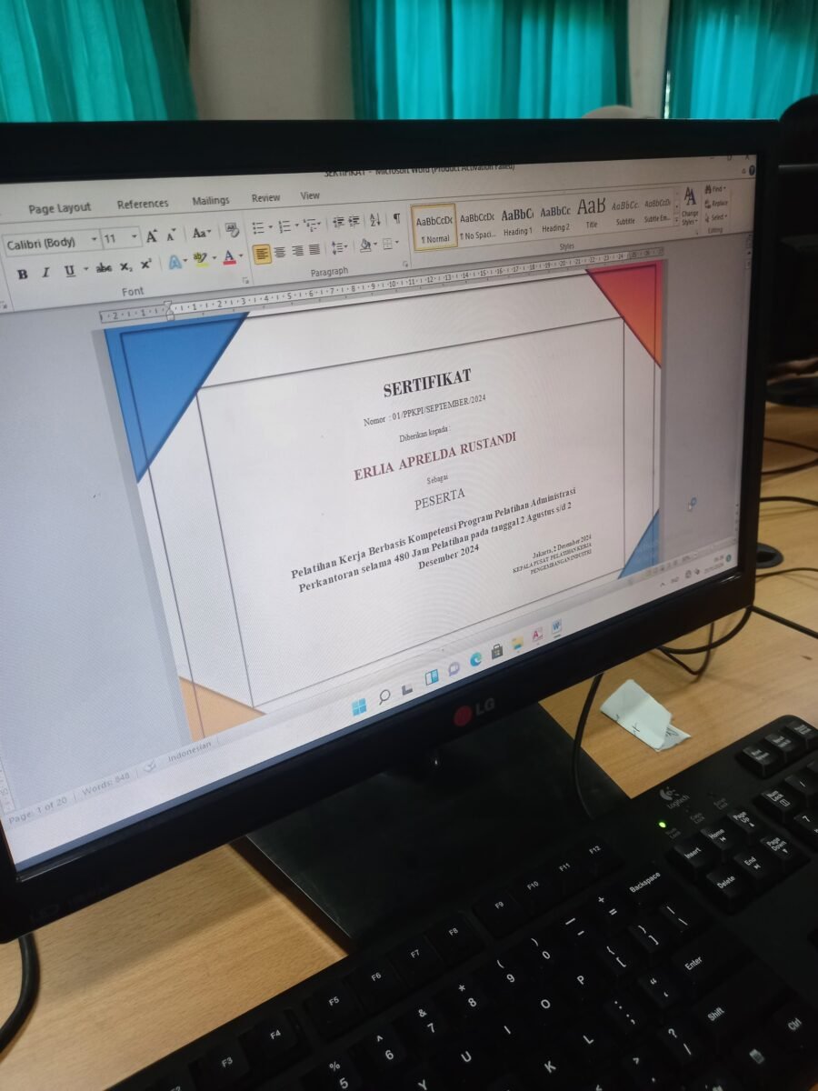 PPKPI | Pelatihan Adminstrasi Kantor