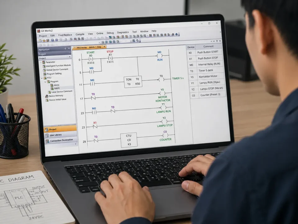 Diagram Program Programmable Logic Controller (PLC)